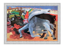 Carica l'immagine nel visualizzatore di Gallery, Quadro rettangolare moderno su tela a STAMPA o DIPINTO con cornice - brunelleschi