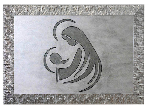 Capezzale moderno con cornice Madonna con Bambino - brunelleschi