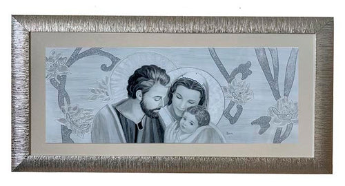 Capezzale moderno con cornice e pass. Sacra Famiglia - brunelleschi