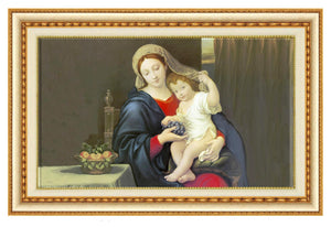 Capezzale classico rettangolare Madonna con Bambino - brunelleschi