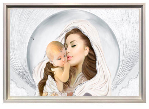 Capezzale con cornice a L Madonna con Bambino - brunelleschi