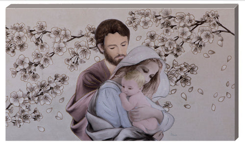 Capezzale intelaiato su tela h3 Sacra Famiglia - brunelleschi