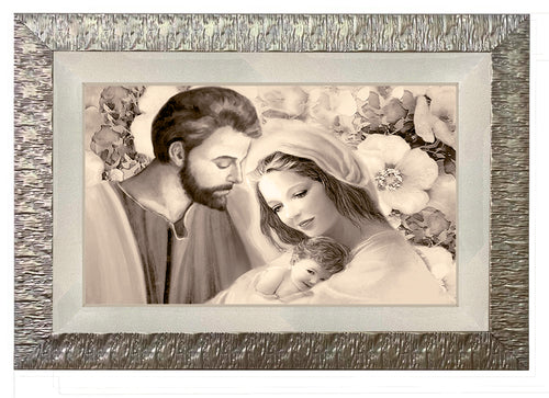 Capezzale moderno con cornice e pass. Sacra Famiglia - brunelleschi