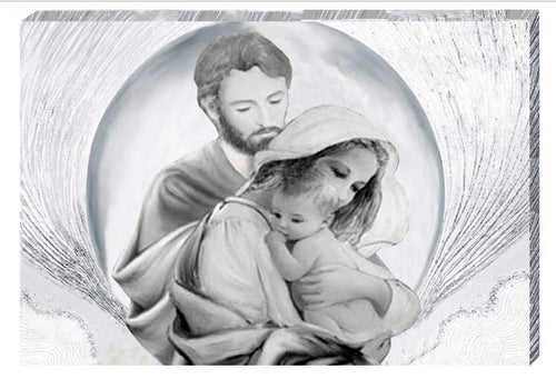 Capezzale intelaiato su tela h3 Sacra Famiglia - brunelleschi