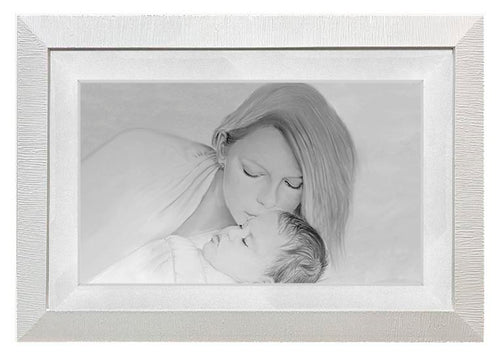 Capezzale moderno con cornice e pass. Madonna con Bambino - brunelleschi