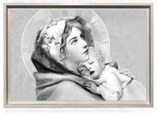 Capezzale con cornice a L Madonna con Bambino - brunelleschi