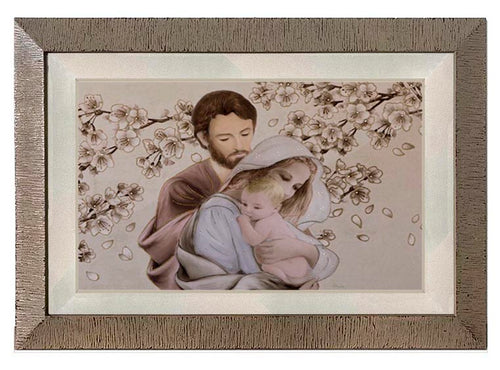 Capezzale moderno con cornice e pass. Sacra Famiglia - brunelleschi