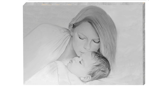 Capezzale intelaiato su tela h3 Madonna con Bambino - brunelleschi