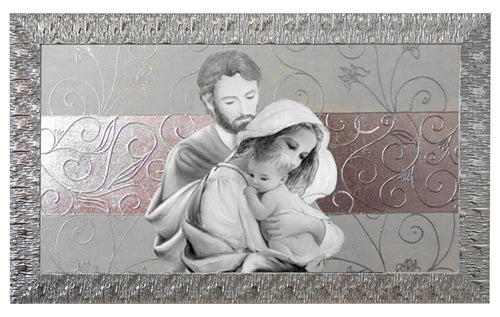 Capezzale moderno con cornice Sacra Famiglia - brunelleschi