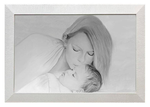 Capezzale moderno con cornice Madonna con Bambino - brunelleschi