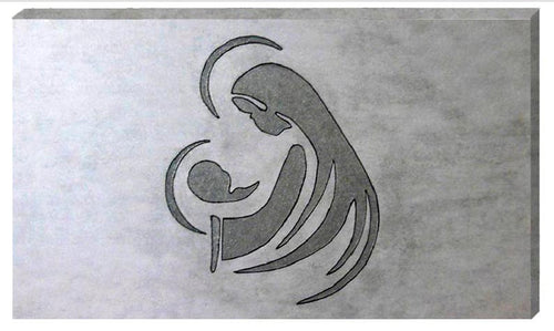 Capezzale intelaiato su tela h3 Madonna con Bambino - brunelleschi