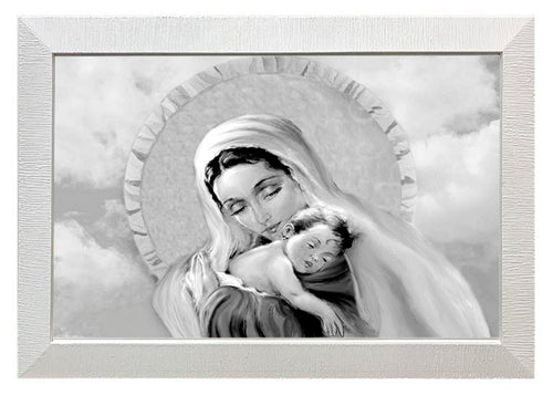 Capezzale moderno con cornice Madonna con Bambino - brunelleschi