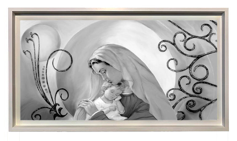 Capezzale con cornice a L Madonna con Bambino - brunelleschi