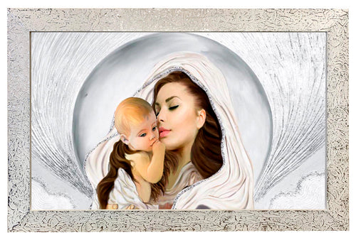 Capezzale moderno con cornice Madonna con Bambino - brunelleschi