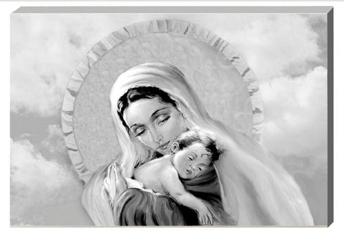 Capezzale intelaiato su tela h3 Madonna con Bambino - brunelleschi