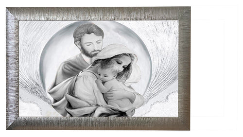 Capezzale moderno con cornice Sacra Famiglia - brunelleschi