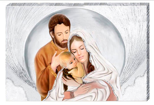 Capezzale intelaiato su tela h3 Sacra Famiglia - brunelleschi