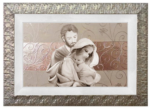 Capezzale moderno con cornice e pass. Sacra Famiglia - brunelleschi