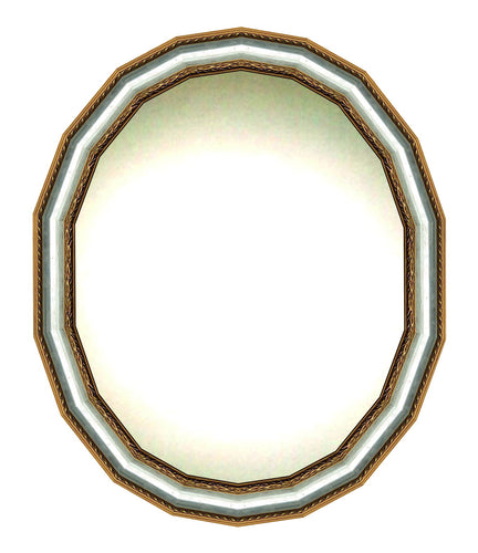 Specchiera ovale a medaglione - brunelleschi