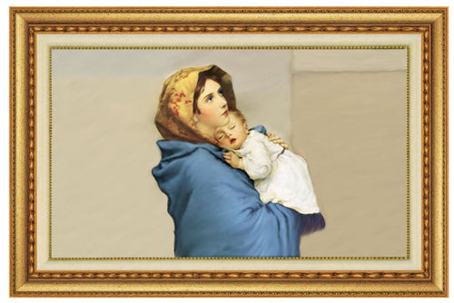 Capezzale classico rettangolare Madonna con Bambino - brunelleschi