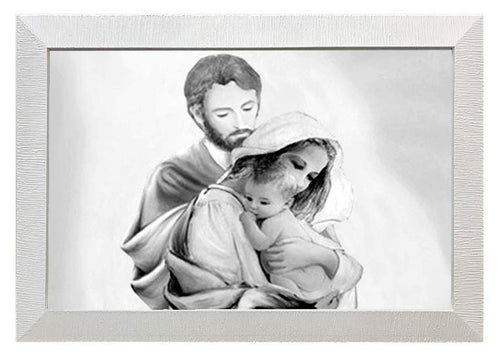 Capezzale moderno con cornice Sacra Famiglia - brunelleschi