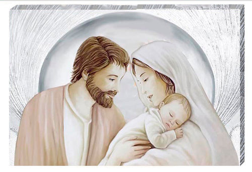 Capezzale intelaiato su tela h3 Sacra Famiglia - brunelleschi