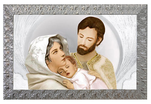 Capezzale moderno con cornice Sacra Famiglia - brunelleschi