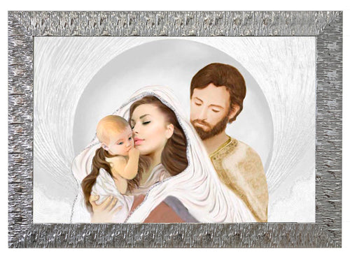 Capezzale moderno con cornice Sacra Famiglia - brunelleschi