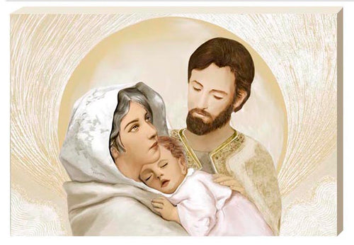 Capezzale intelaiato su tela h3 Sacra Famiglia - brunelleschi