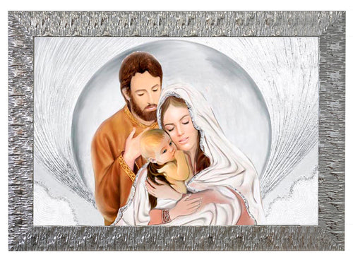 Capezzale moderno con cornice Sacra Famiglia - brunelleschi