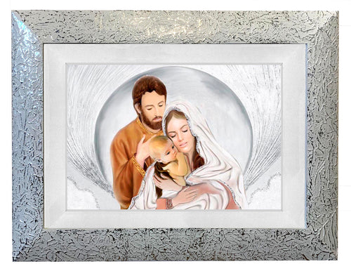 Capezzale moderno con cornice e pass. Sacra Famiglia - brunelleschi