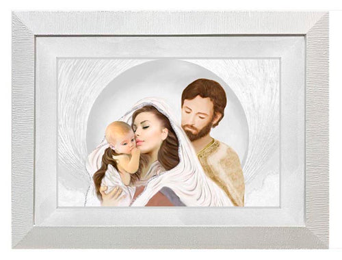 Capezzale moderno con cornice e pass. Sacra Famiglia - brunelleschi