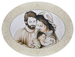 Capezzale Ovale Classico Sacra Famiglia - brunelleschi