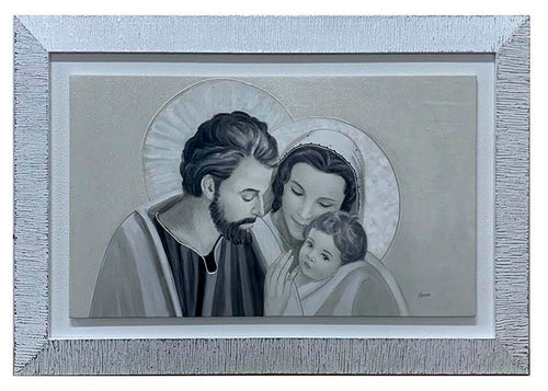 Capezzale moderno con cornice e pass. Sacra Famiglia - brunelleschi