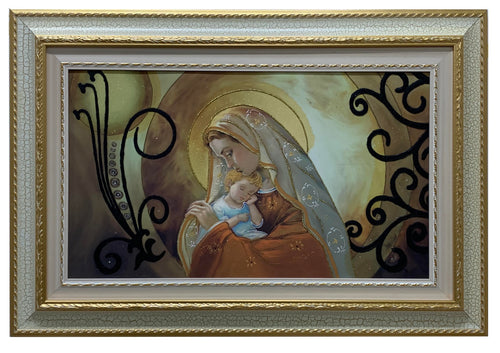 Capezzale classico rettangolare Madonna con Bambino - brunelleschi