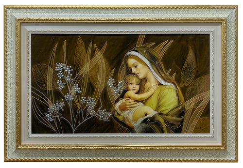 Capezzale classico rettangolare Madonna con Bambino - brunelleschi