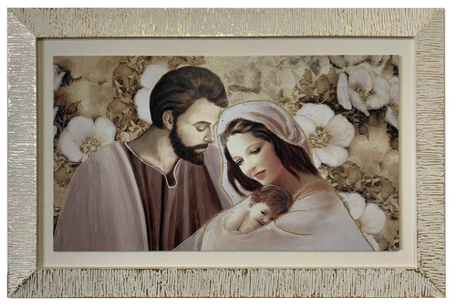 Capezzale moderno con cornice e pass. Sacra Famiglia - brunelleschi