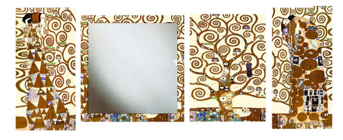 Specchiera artistica dipinta a mano - brunelleschi