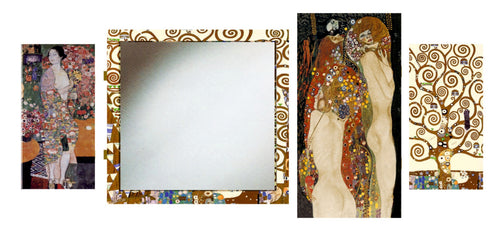 Specchiera artistica dipinta a mano - brunelleschi